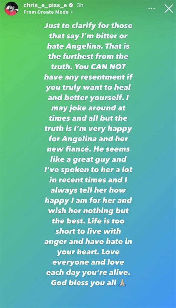 Did Chris Larangeira delete his Instagram?