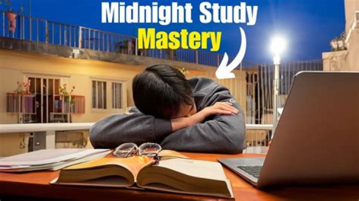 How can I study late at night?