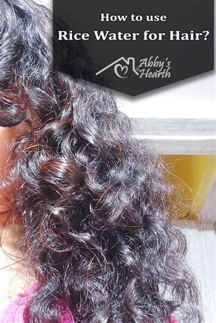 How do you do the rice water hair trick?