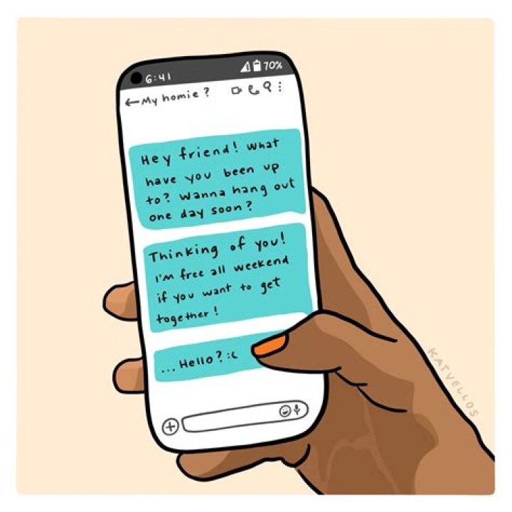 How do you text someone you are not interested?