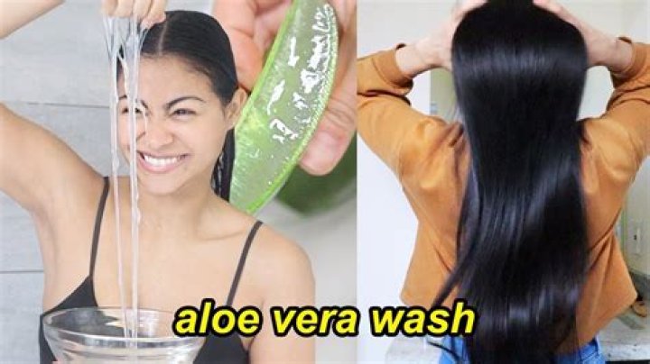 How do you use aloe vera water on your hair?