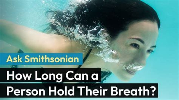 How long can the average teenager hold their breath?