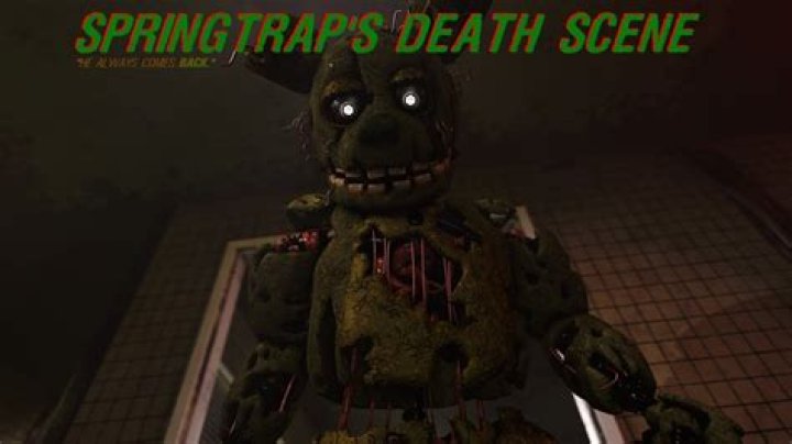 What does Springtrap do to you when he Jumpscares you?