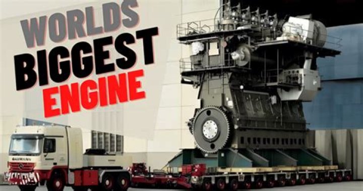 What is the world's largest engine?