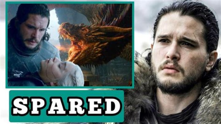 Why did Drogon spare Jon Snow?